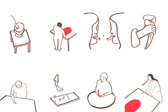 Dessins prédictifs. mamzūǧ
